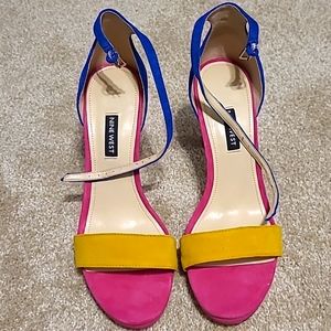 Nine West heels suede